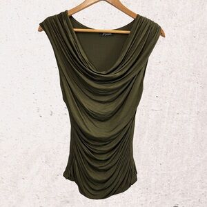 Gingerella Ruched Blouse with Sleeves